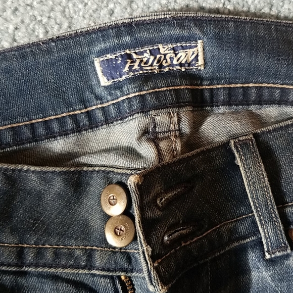 Hudson Signature Bootcut Distressed Size 26 - Picture 4 of 6